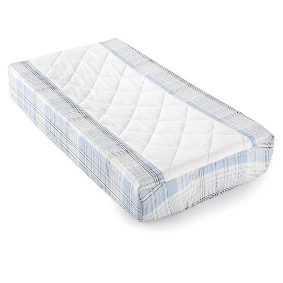 LEVTEX Baby Boy Crib Set (quilt sheets skirt play mat diaper changing mobile) BX - Picture 7 of 11